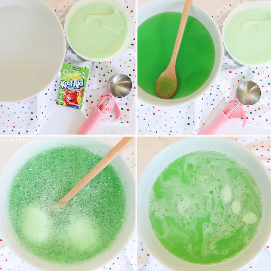 grinch punch + party cups - pretty providence